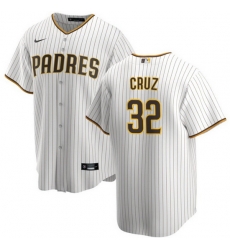 Men San Diego Padres 32 Nelson Cruz White Cool Base Stitched Jersey Men San Diego Padres 32 Nelson Cruz White Cool Base Stitched Jersey