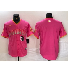 Men San Diego Padres Blank Pink Cool Base Stitched Baseball Jersey 1 Men San Diego Padres Blank Pink Cool Base Stitched Baseball Jersey 1