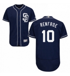Mens Majestic San Diego Padres 10 Hunter Renfroe Navy Blue Alternate Flex Base Authentic Collection MLB Jersey Mens Majestic San Diego Padres 10 Hunter Renfroe Navy Blue Alternate Flex Base Authentic Collection MLB Jersey