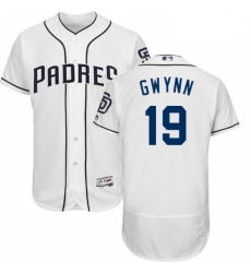 Mens Majestic San Diego Padres 19 Tony Gwynn White Home Flex Base Authentic Collection MLB Jersey Mens Majestic San Diego Padres 19 Tony Gwynn White Home Flex Base Authentic Collection MLB Jersey