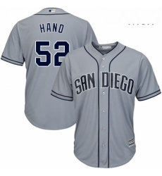 Mens Majestic San Diego Padres 52 Brad Hand Replica Grey Road Cool Base MLB Jersey Mens Majestic San Diego Padres 52 Brad Hand Replica Grey Road Cool Base MLB Jersey