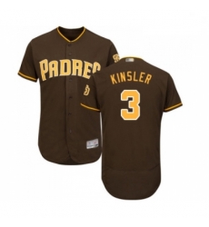 Mens San Diego Padres 3 Ian Kinsler Brown Alternate Flex Base Authentic Collection Baseball Jersey Mens San Diego Padres 3 Ian Kinsler Brown Alternate Flex Base Authentic Collection Baseball Jersey
