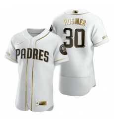 San Diego Padres 30 Eric Hosmer White Nike Mens Authentic Golden Edition MLB Jersey San Diego Padres 30 Eric Hosmer White Nike Mens Authentic Golden Edition MLB Jersey
