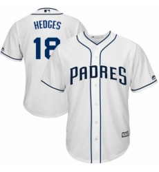 Youth Majestic San Diego Padres 18 Austin Hedges Replica White Home Cool Base MLB Jersey Youth Majestic San Diego Padres 18 Austin Hedges Replica White Home Cool Base MLB Jersey
