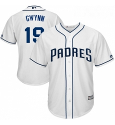 Youth Majestic San Diego Padres 19 Tony Gwynn Replica White Home Cool Base MLB Jersey Youth Majestic San Diego Padres 19 Tony Gwynn Replica White Home Cool Base MLB Jersey