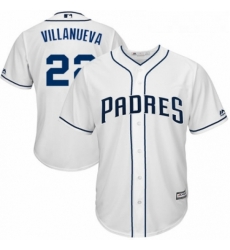 Youth Majestic San Diego Padres 22 Christian Villanueva Authentic White Home Cool Base MLB Jersey Youth Majestic San Diego Padres 22 Christian Villanueva Authentic White Home Cool Base MLB Jersey