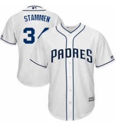 Youth Majestic San Diego Padres 34 Craig Stammen Replica White Home Cool Base MLB Jersey Youth Majestic San Diego Padres 34 Craig Stammen Replica White Home Cool Base MLB Jersey
