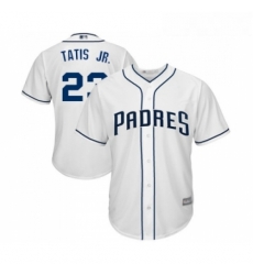 Youth San Diego Padres 23 Fernando Tatis Jr Replica White Home Cool Base Baseball Jersey Youth San Diego Padres 23 Fernando Tatis Jr Replica White Home Cool Base Baseball Jersey
