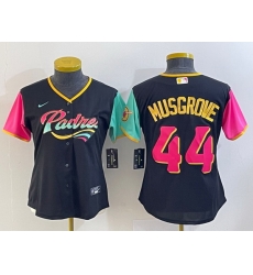 Youth San Diego Padres 44 Joe Musgrove 2022 Black City Connect Stitched Baseball Jersey Youth San Diego Padres 44 Joe Musgrove 2022 Black City Connect Stitched Baseball Jersey