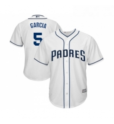 Youth San Diego Padres 5 Greg Garcia Replica White Home Cool Base Baseball Jersey Youth San Diego Padres 5 Greg Garcia Replica White Home Cool Base Baseball Jersey