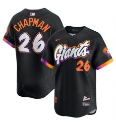 Men San Francisco Giants 26 Matt Chapman Anthracite 2025 City Connect Limited Stitched Baseball Jersey Men San Francisco Giants 26 Matt Chapman Anthracite 2025 City Connect Limited Stitched Baseball Jersey