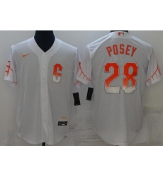Men San Francisco Giants 28 Buster Posey White 2021 City Connect Stitched MLB Cool Base Nike Jersey Men San Francisco Giants 28 Buster Posey White 2021 City Connect Stitched MLB Cool Base Nike Jersey