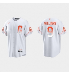Men San Francisco Giants 9 Matt Williams Men 2021 City Connect White Fan Version Jersey Men San Francisco Giants 9 Matt Williams Men 2021 City Connect White Fan Version Jersey