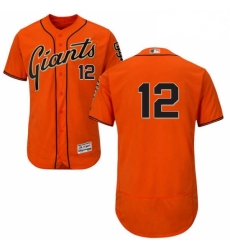 Mens Majestic San Francisco Giants 12 Joe Panik Orange Alternate Flex Base Authentic Collection MLB Jersey Mens Majestic San Francisco Giants 12 Joe Panik Orange Alternate Flex Base Authentic Collection MLB Jersey