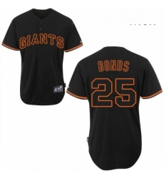 Mens Majestic San Francisco Giants 25 Barry Bonds Replica Black Fashion MLB Jersey Mens Majestic San Francisco Giants 25 Barry Bonds Replica Black Fashion MLB Jersey