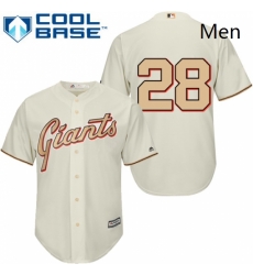 Mens Majestic San Francisco Giants 28 Buster Posey Authentic Cream Commemorative Cool Base MLB Jersey Mens Majestic San Francisco Giants 28 Buster Posey Authentic Cream Commemorative Cool Base MLB Jersey