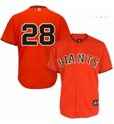 Mens Majestic San Francisco Giants 28 Buster Posey Authentic Orange Old Style MLB Jersey Mens Majestic San Francisco Giants 28 Buster Posey Authentic Orange Old Style MLB Jersey