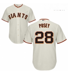 Mens Majestic San Francisco Giants 28 Buster Posey Replica Cream Home Cool Base MLB Jersey Mens Majestic San Francisco Giants 28 Buster Posey Replica Cream Home Cool Base MLB Jersey