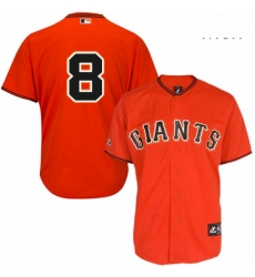 Mens Majestic San Francisco Giants 8 Hunter Pence Replica Orange Old Style MLB Jersey Mens Majestic San Francisco Giants 8 Hunter Pence Replica Orange Old Style MLB Jersey