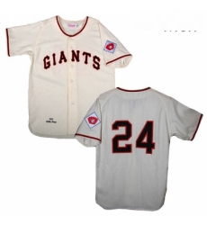 Mens Mitchell and Ness San Francisco Giants 24 Willie Mays Replica Cream 1951 Throwback MLB Jersey Mens Mitchell and Ness San Francisco Giants 24 Willie Mays Replica Cream 1951 Throwback MLB Jersey