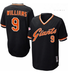 Mens Mitchell and Ness San Francisco Giants 9 Matt Williams Authentic Black Throwback MLB Jersey Mens Mitchell and Ness San Francisco Giants 9 Matt Williams Authentic Black Throwback MLB Jersey