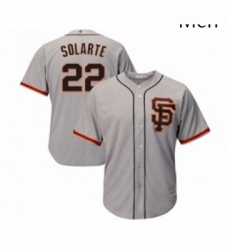 Mens San Francisco Giants 22 Yangervis Solarte Replica Grey Road 2 Cool Base Baseball Jersey Mens San Francisco Giants 22 Yangervis Solarte Replica Grey Road 2 Cool Base Baseball Jersey