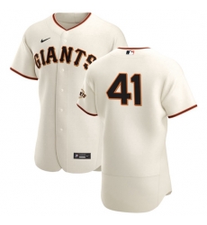 San Francisco Giants 41 Wilmer Flores Men Nike Cream Home 2020 Authentic Player MLB Jersey San Francisco Giants 41 Wilmer Flores Men Nike Cream Home 2020 Authentic Player MLB Jersey