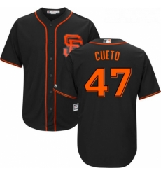 Youth Majestic San Francisco Giants 47 Johnny Cueto Authentic Black Alternate Cool Base MLB Jersey Youth Majestic San Francisco Giants 47 Johnny Cueto Authentic Black Alternate Cool Base MLB Jersey