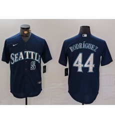 Men Seattle Mariners 44 Julio Rodr EDguez Navy Cool Base Stitched Jersey 2 Men Seattle Mariners 44 Julio Rodr EDguez Navy Cool Base Stitched Jersey 2
