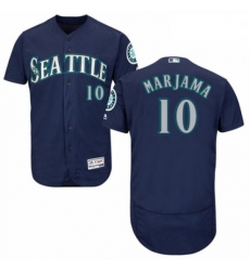 Mens Majestic Seattle Mariners 10 Mike Marjama Navy Blue Alternate Flex Base Authentic Collection MLB Jersey Mens Majestic Seattle Mariners 10 Mike Marjama Navy Blue Alternate Flex Base Authentic Collection MLB Jersey