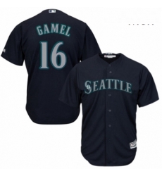 Mens Majestic Seattle Mariners 16 Ben Gamel Replica Navy Blue Alternate 2 Cool Base MLB Jersey Mens Majestic Seattle Mariners 16 Ben Gamel Replica Navy Blue Alternate 2 Cool Base MLB Jersey