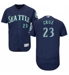 Mens Majestic Seattle Mariners 23 Nelson Cruz Navy Blue Alternate Flex Base Authentic Collection MLB Jersey Mens Majestic Seattle Mariners 23 Nelson Cruz Navy Blue Alternate Flex Base Authentic Collection MLB Jersey