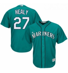 Youth Majestic Seattle Mariners 27 Ryon Healy Authentic Teal Green Alternate Cool Base MLB Jersey Youth Majestic Seattle Mariners 27 Ryon Healy Authentic Teal Green Alternate Cool Base MLB Jersey