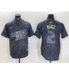 Men Tampa Bay Rays 2 Yandy D EDaz Charcoal 2024 City Connect Limited Stitched Baseball Jersey 1 Men Tampa Bay Rays 2 Yandy D EDaz Charcoal 2024 City Connect Limited Stitched Baseball Jersey 1