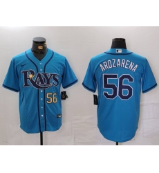 Men Tampa Bay Rays 56 Randy Arozarena Blue Cool Base Stitched Baseball Jersey 3 797 Men Tampa Bay Rays 56 Randy Arozarena Blue Cool Base Stitched Baseball Jersey 3 797