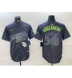 Men Tampa Bay Rays 56 Randy Arozarena Charcoal 2024 City Connect Limited Stitched Baseball Jersey 7 Men Tampa Bay Rays 56 Randy Arozarena Charcoal 2024 City Connect Limited Stitched Baseball Jersey 7