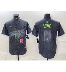 Men Tampa Bay Rays 8 Brandon Lowe Charcoal 2024 City Connect Limited Stitched jerseys 1 Men Tampa Bay Rays 8 Brandon Lowe Charcoal 2024 City Connect Limited Stitched jerseys 1