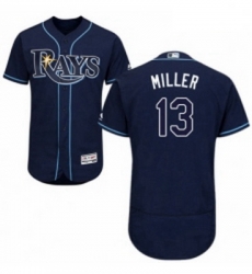Mens Majestic Tampa Bay Rays 13 Brad Miller Navy Blue Alternate Flex Base Authentic Collection MLB Jersey Mens Majestic Tampa Bay Rays 13 Brad Miller Navy Blue Alternate Flex Base Authentic Collection MLB Jersey