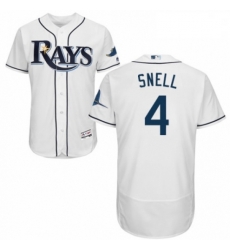 Mens Majestic Tampa Bay Rays 4 Blake Snell Home White Home Flex Base Authentic Collection MLB Jersey Mens Majestic Tampa Bay Rays 4 Blake Snell Home White Home Flex Base Authentic Collection MLB Jersey
