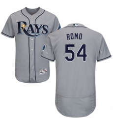 Mens Majestic Tampa Bay Rays 54 Sergio Romo Grey Flexbase Authentic Collection MLB Jersey Mens Majestic Tampa Bay Rays 54 Sergio Romo Grey Flexbase Authentic Collection MLB Jersey
