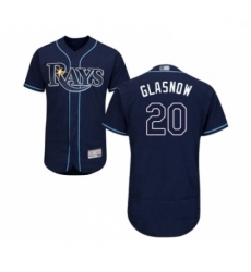 Mens Tampa Bay Rays 20 Tyler Glasnow Navy Blue Alternate Flex Base Authentic Collection Baseball Jersey Mens Tampa Bay Rays 20 Tyler Glasnow Navy Blue Alternate Flex Base Authentic Collection Baseball Jersey