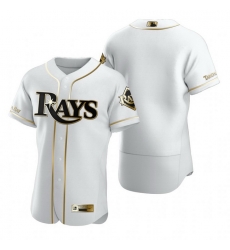 Tampa Bay Rays Blank White Nike Mens Authentic Golden Edition MLB Jersey Tampa Bay Rays Blank White Nike Mens Authentic Golden Edition MLB Jersey