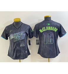 Women Tampa Bay Rays 18 Shane McClanahan Charcoal 2024 City Connect Limited Stitched Baseball Jersey 8 Women Tampa Bay Rays 18 Shane McClanahan Charcoal 2024 City Connect Limited Stitched Baseball Jersey 8