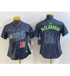 Women Tampa Bay Rays 18 Shane McClanahan Charcoal 2024 City Connect Limited jerseys 5 Women Tampa Bay Rays 18 Shane McClanahan Charcoal 2024 City Connect Limited jerseys 5