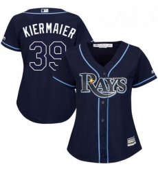 Womens Majestic Tampa Bay Rays 39 Kevin Kiermaier Replica Navy Blue Alternate Cool Base MLB Jersey Womens Majestic Tampa Bay Rays 39 Kevin Kiermaier Replica Navy Blue Alternate Cool Base MLB Jersey