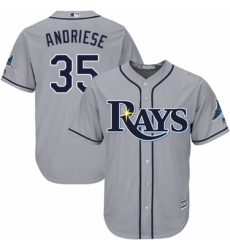 Youth Majestic Tampa Bay Rays 35 Matt Andriese Authentic Grey Road Cool Base MLB Jersey Youth Majestic Tampa Bay Rays 35 Matt Andriese Authentic Grey Road Cool Base MLB Jersey