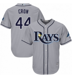 Youth Majestic Tampa Bay Rays 44 C J Cron Replica Grey Road Cool Base MLB Jersey Youth Majestic Tampa Bay Rays 44 C J Cron Replica Grey Road Cool Base MLB Jersey