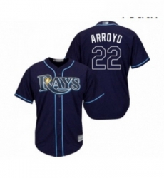 Youth Tampa Bay Rays 22 Christian Arroyo Replica Navy Blue Alternate Cool Base Baseball Jersey Youth Tampa Bay Rays 22 Christian Arroyo Replica Navy Blue Alternate Cool Base Baseball Jersey