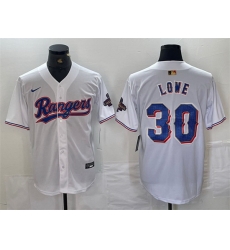 Men Texas Rangers 30 Nathaniel Lowe White Gold Cool Base Stitched Baseball Jersey Men Texas Rangers 30 Nathaniel Lowe White Gold Cool Base Stitched Baseball Jersey