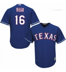 Mens Majestic Texas Rangers 16 Ryan Rua Replica Royal Blue Alternate 2 Cool Base MLB Jersey Mens Majestic Texas Rangers 16 Ryan Rua Replica Royal Blue Alternate 2 Cool Base MLB Jersey